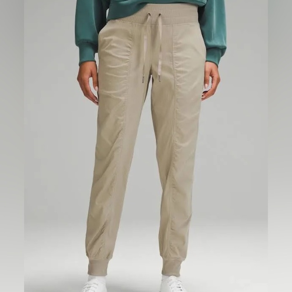 Lululemon dance studio mid rise full length jogger. Riverstone color.